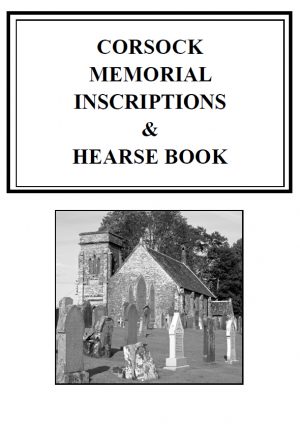 Corsock Churchyard MI 2012 and Hearse Book