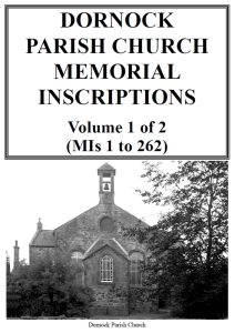 Dornock Parish Church MI 2020 Vol 1