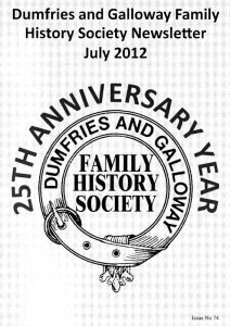 DGFHS Newsletter Vol. 074 201207