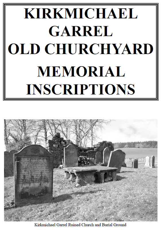 Kirkmichael Garrel Old Churchyard MI 2020