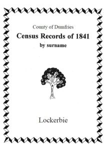 Dryfesdale (Lockerbie) 1841 Census