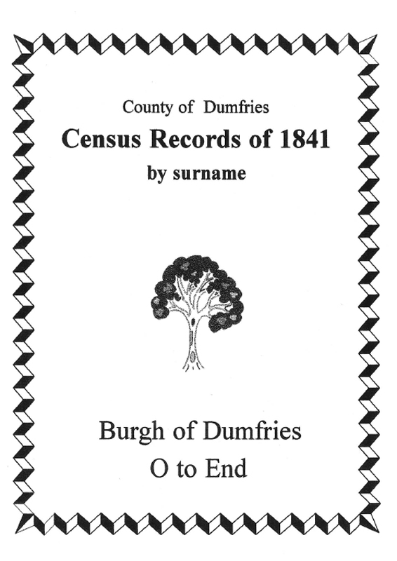 Dumfries Burgh 1841 Census - O to Z