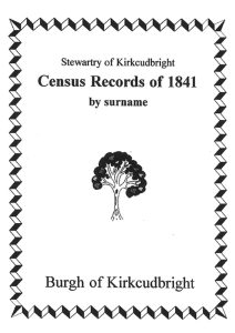 Kirkcudbright Burgh 1841 Census