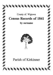 Kirkinner Parish 1841 Census