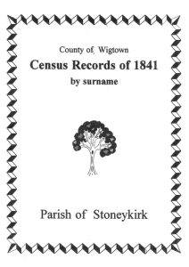 Stoneykirk Parish 1841 Census