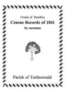 Torthorwald Parish 1841 Census